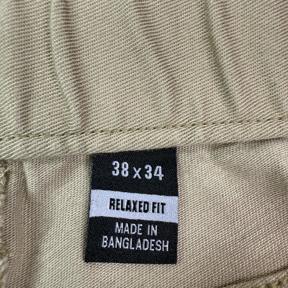 Carhartt Men's Force Relaxed Fit Elastic Back Khaki Tan Pants Size 38 X 34 - Picture 3 of 8